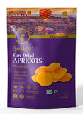 AZNUT Dried Turkish Apricots, Jumbo Size, NON-GMO Certified, Premium Quality, 100% Natural, Gluten-Free, Kosher, Resealable Bag, Snack&Joy, 1 LB