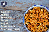 AZNUT Raw Walnuts, Wild Harvest of Bold Rich Taste, Amber Light Premium Quality, Halves and Pieces, NON GMO Project, Kosher Certified,Resealable Bag 1LB