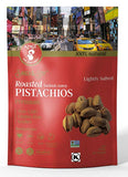 AZNUT Turkish Antep Pistachios, Roasted Salted, Premium Quality, Non Gmo Project Certified, Kosher Certified, Resealable Bag 1 LB